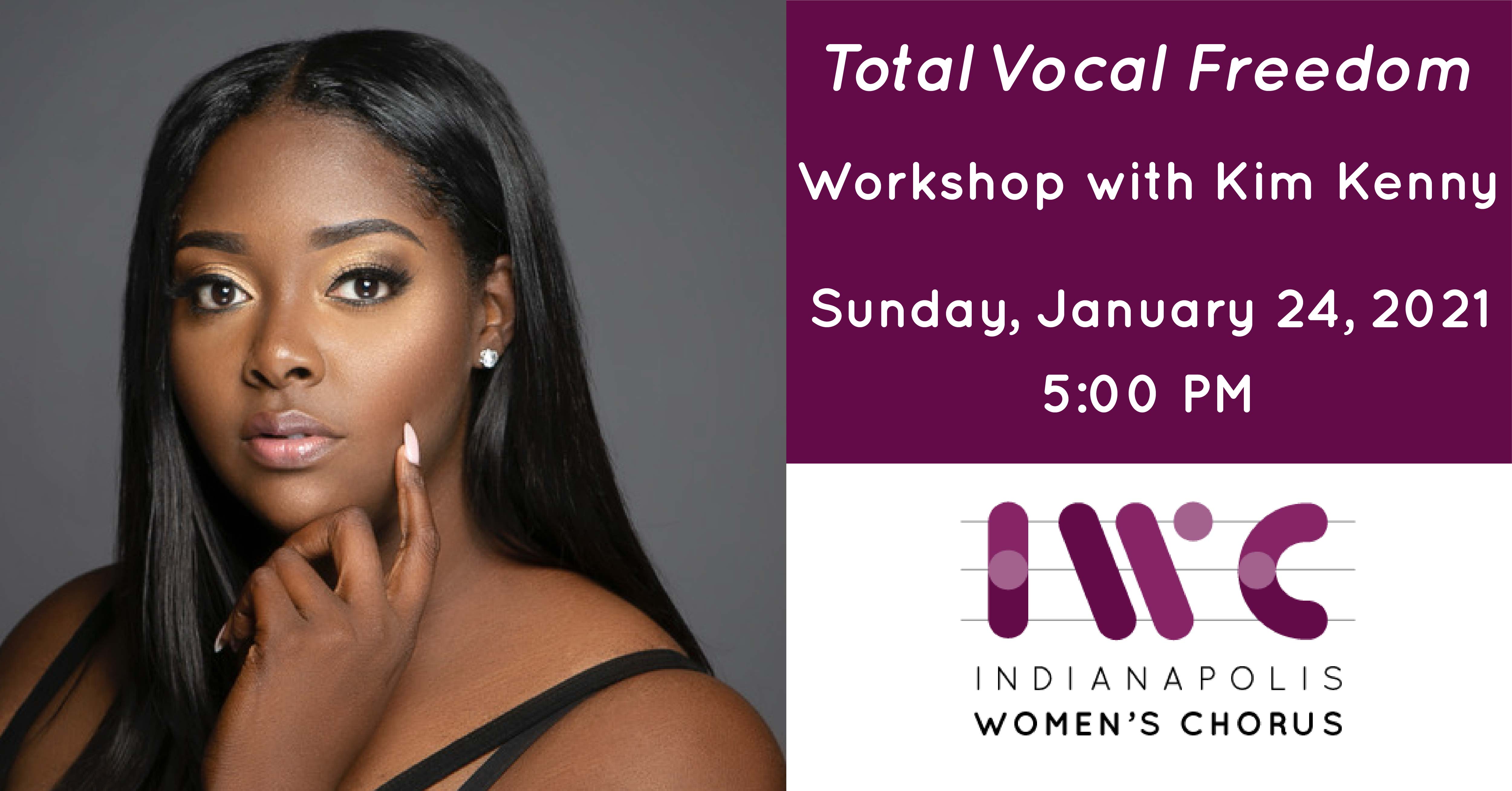Workshop with Kim Kenny: Total Vocal Freedom