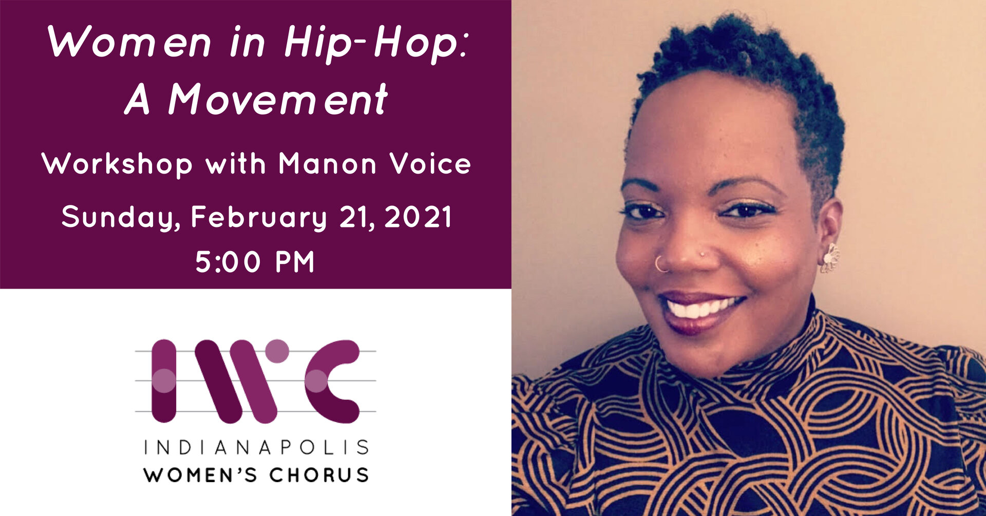 Workshop with Manon Voice: Women in Hip-Hop: A Movement